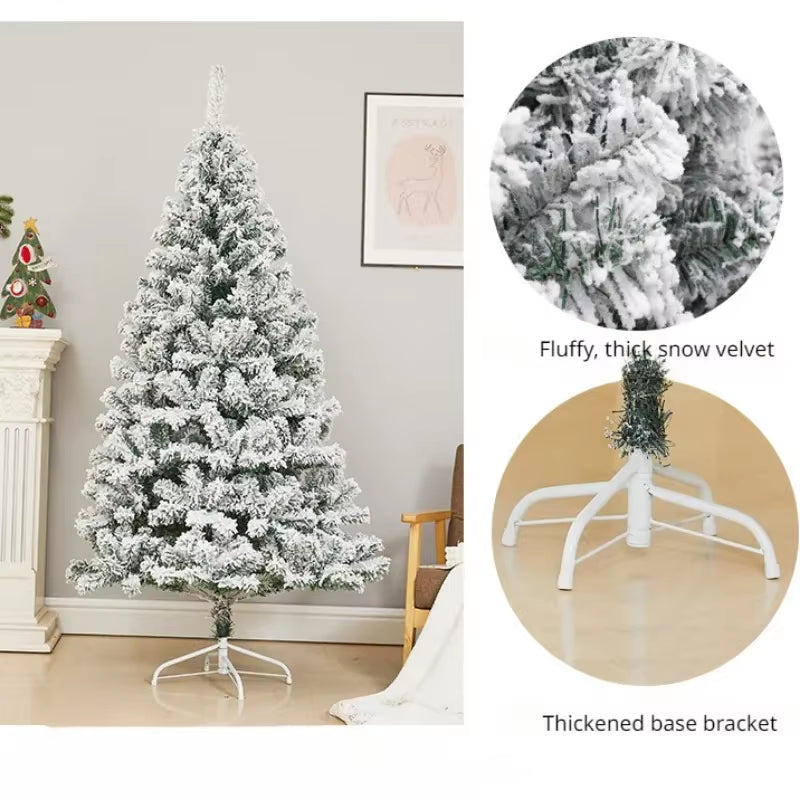 Christmas Tree PVC Artificial Snow Christmas Tree Cedar Christmas Tree Mall Window Decoration Tree Christmas Decoration Supplies